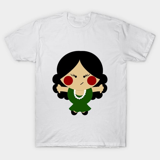 Tiny Flamenco Dancer T-Shirt by soniapascual